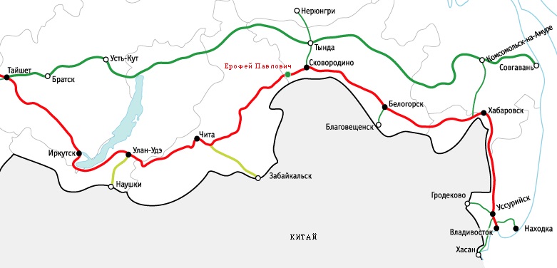 Карта благовещенск сковородино